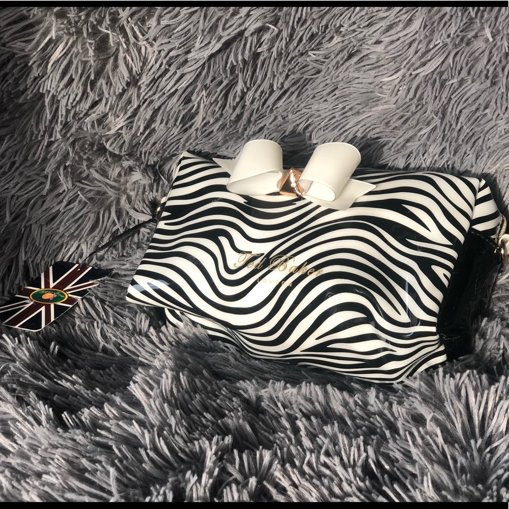 Ted Baker Zebra print bag with bow